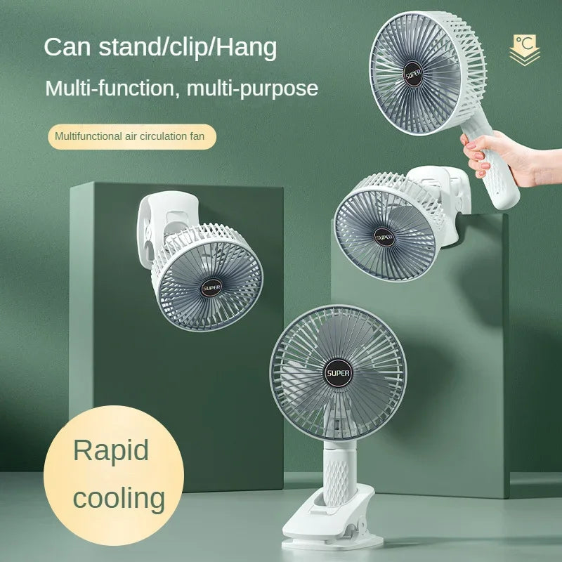 Mini Clip-on Personal USB Rechargeable Fan