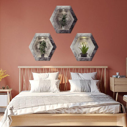 Stylish Wall Artificial Plant Decals
