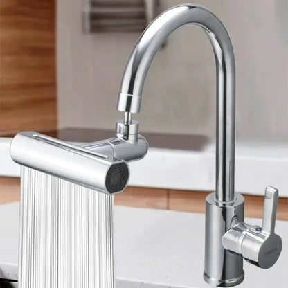 Modern Chrome Kitchen Faucet with 4 Spray Settings