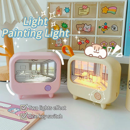 Small Artistic Table Lamp Decorative Night Light
