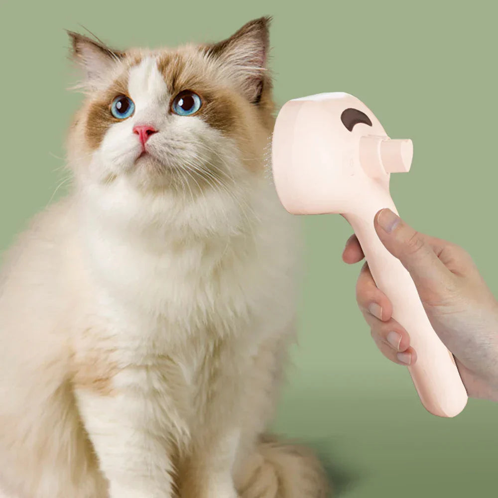 Pet Grooming Spray Brush for Fresh Coat