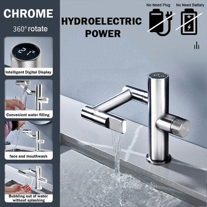 Contemporary Automatic Waterfall Kitchen Faucet