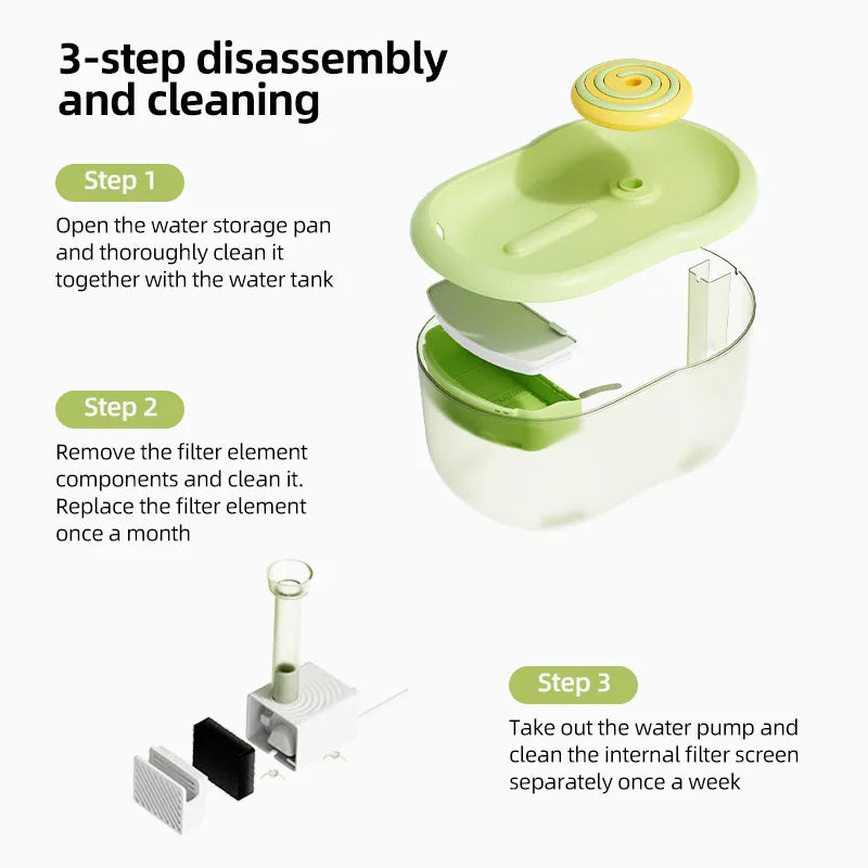 Quiet Large Pet Water Fountain