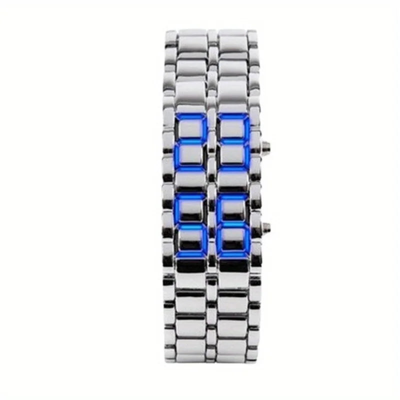 Colorful LED Flowing Digital Watch