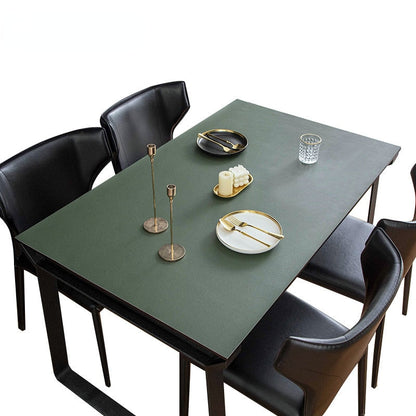 Simple Leather Dining Table Pad