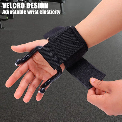 Secure Grip Weightlifting Hooks for Gym