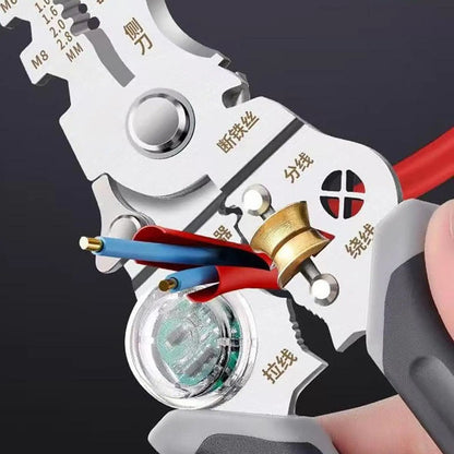 Electrician Wire Stripper Plier with Voltage Tester