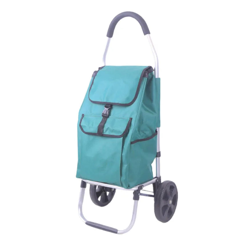 Compact Folding Grocery Cart