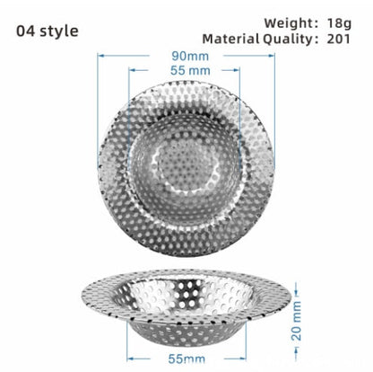 Easy Clean Kitchen Sink Strainer Stainless Steel Filter