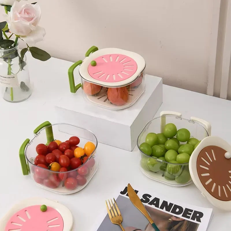 Easy Clean Fresh Fruit Strainer Basket