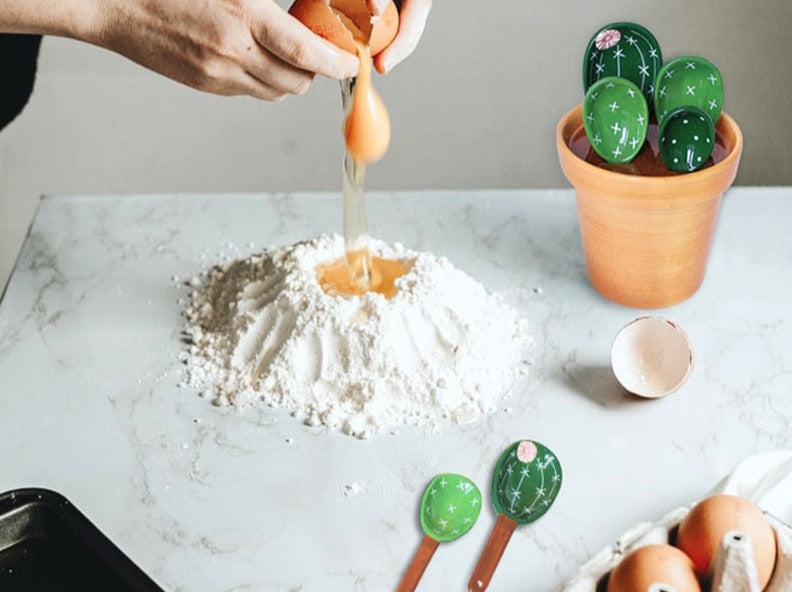 Practical Cactus Shaped Measuring Spoons