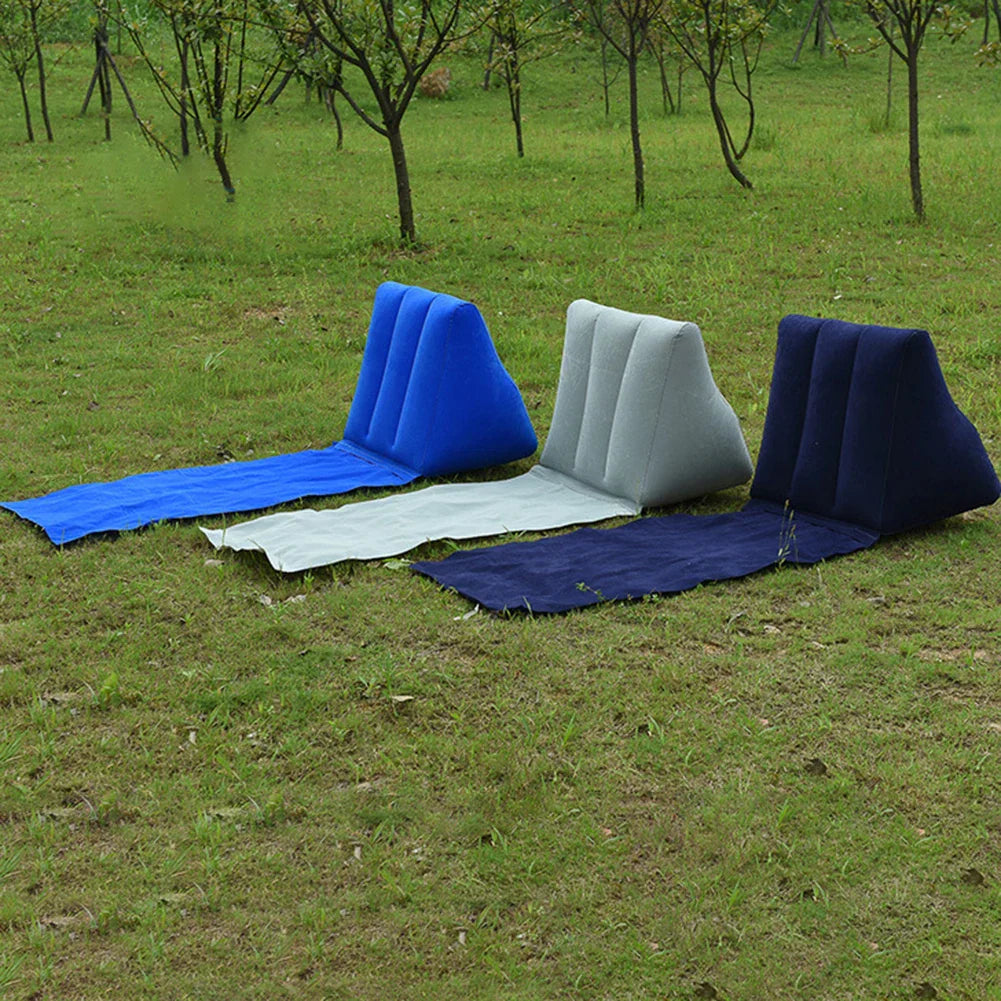 Portable Beach Air Lounge with Back Support