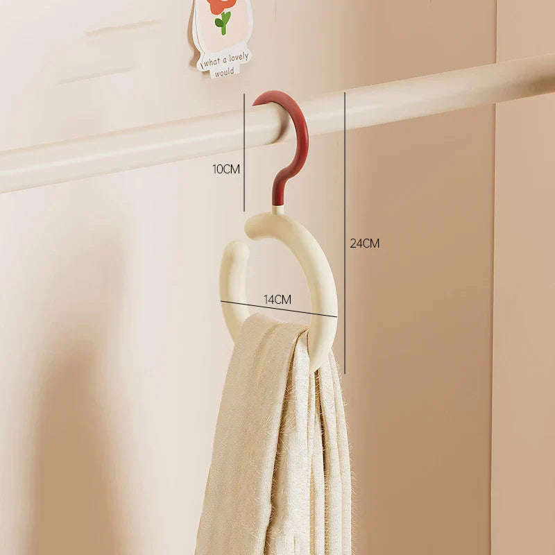 Space Saving 2-Pack Rotating Closet Organizer Hangers - Yeezlab