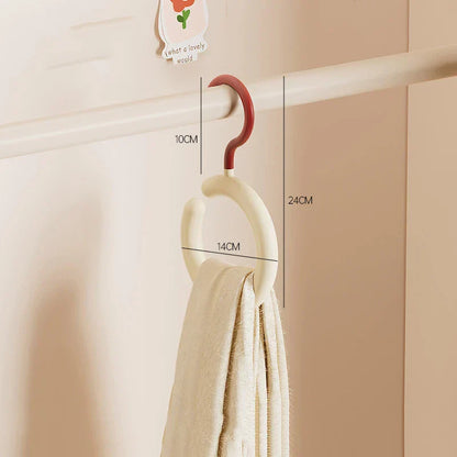 Space Saving 2-Pack Rotating Closet Organizer Hangers - Yeezlab