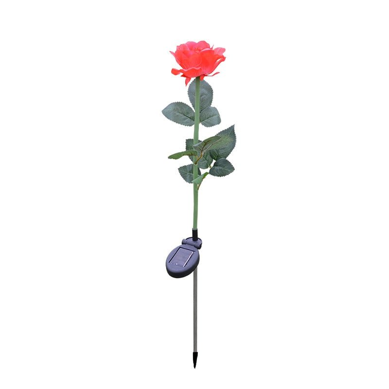 Solar Powered Garden Flower Lamp