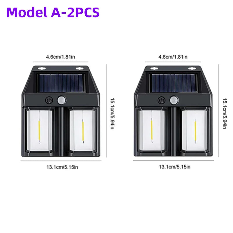 Outdoor Security LED Solar Wall Light - Yeezlab