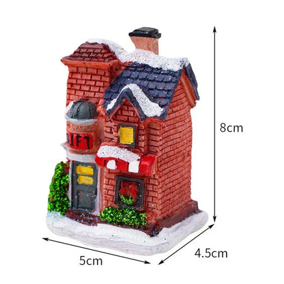 Colorful LED Christmas Home Decor Figurines