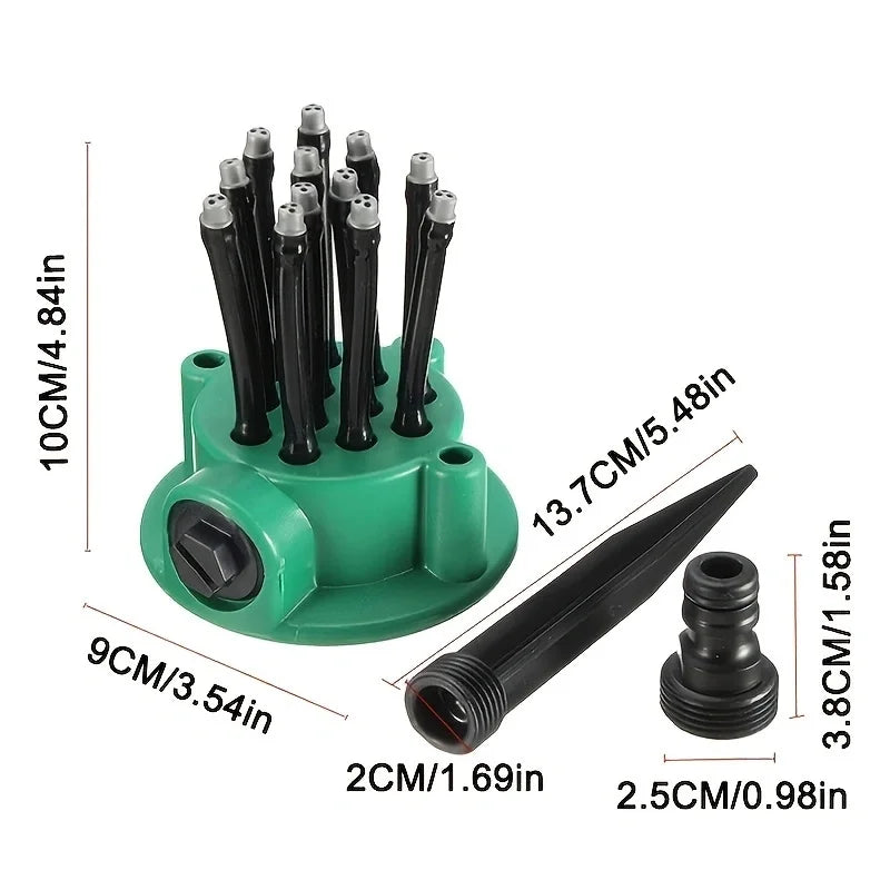 Automatic 360 Degree Lawn Watering Sprinkler System