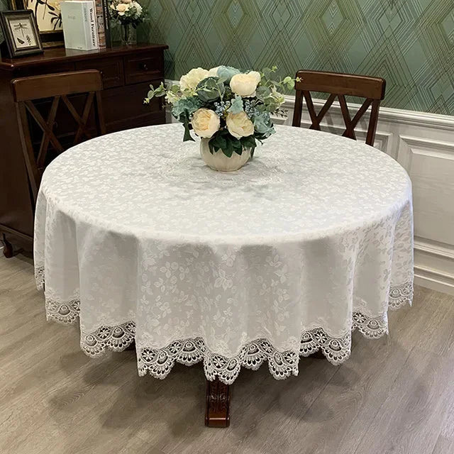 Elegant Floral Table Cover