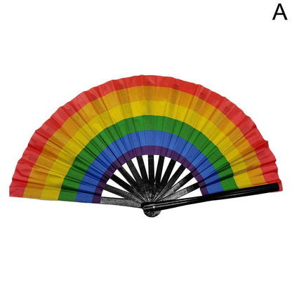 Foldable Asian Style Reflective Hand Fan