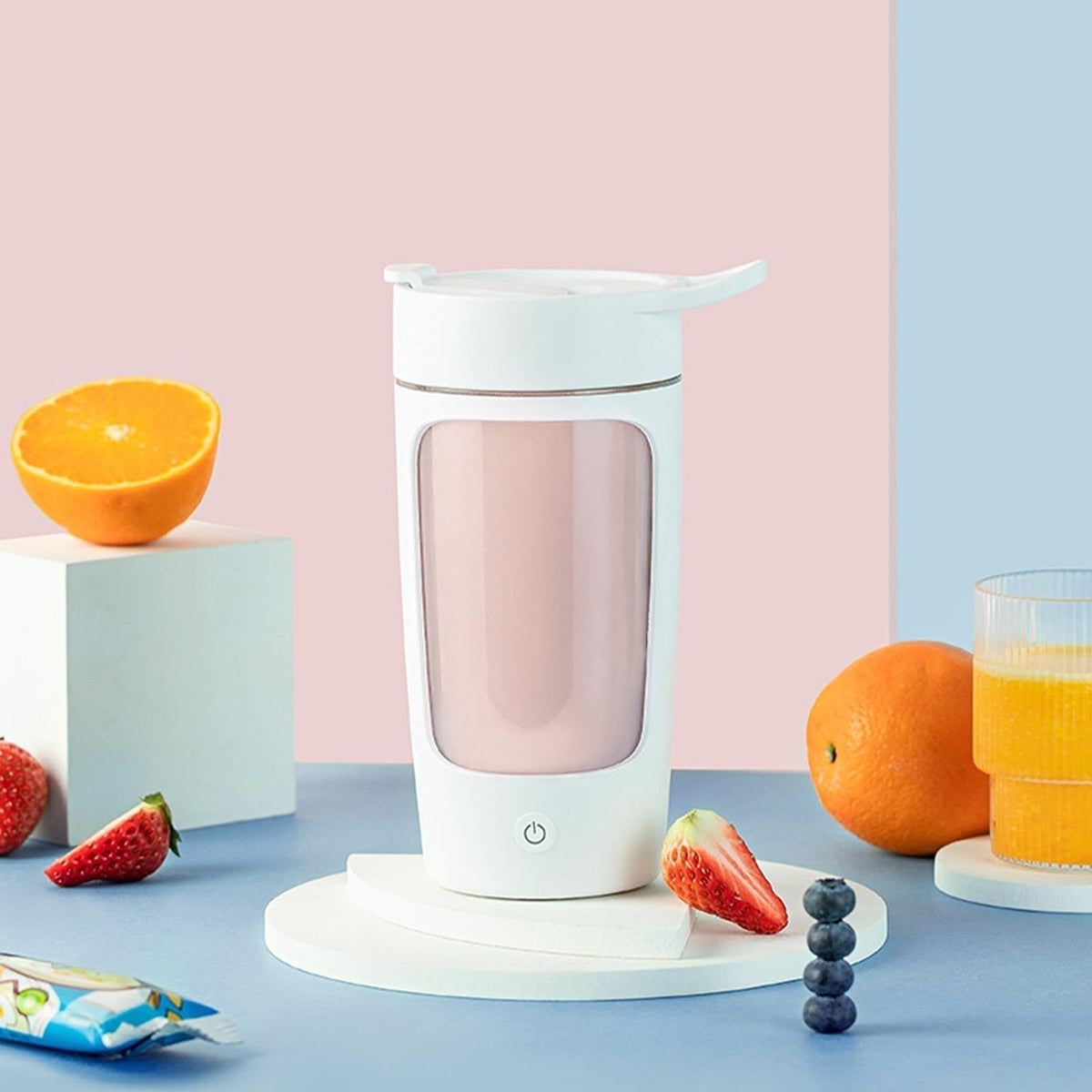 Powerful Portable Electric Protein Blender Mixer