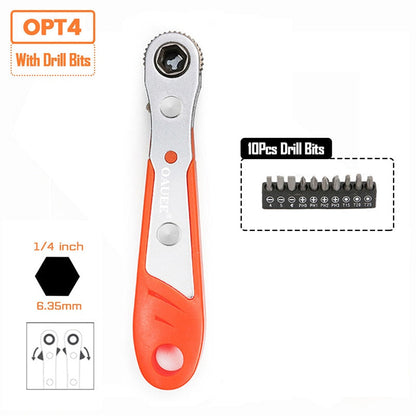 Compact Fast Hex Key Ratchet Tool Set
