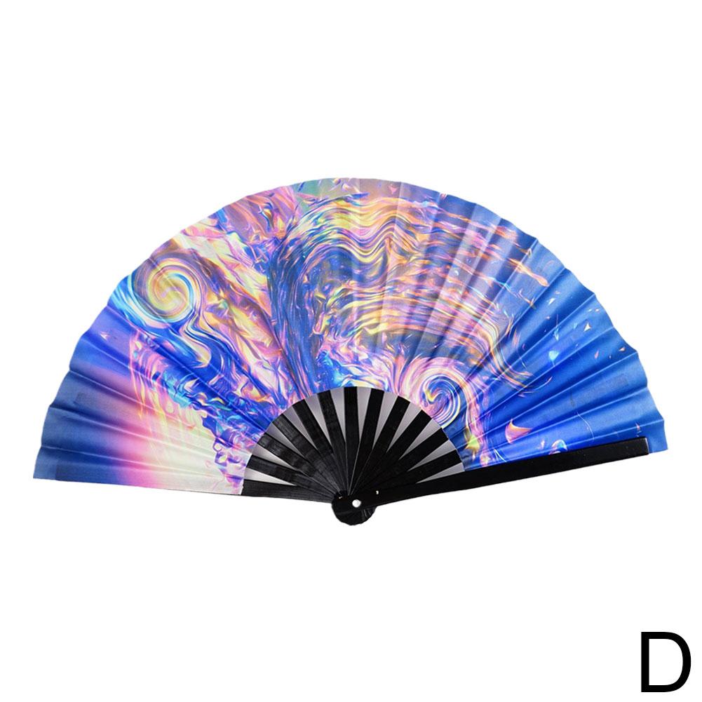 Foldable Asian Style Reflective Hand Fan