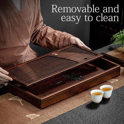 Natural Bamboo Wooden Tea Serving Tray