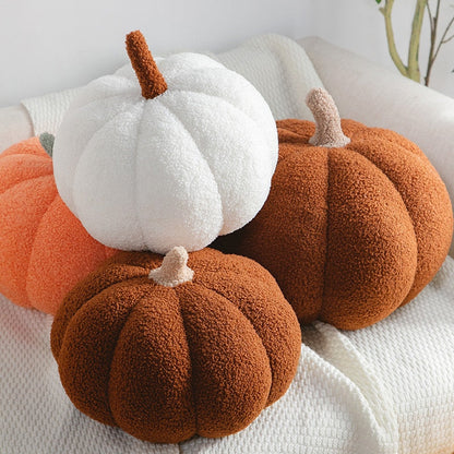 Cozy Orange Halloween Decorative Throw Pillows