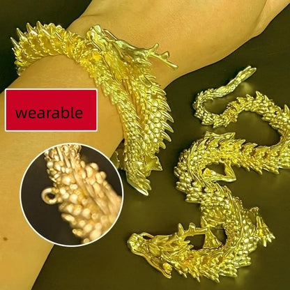 Luxury Dragon Gold Plated Bracelet