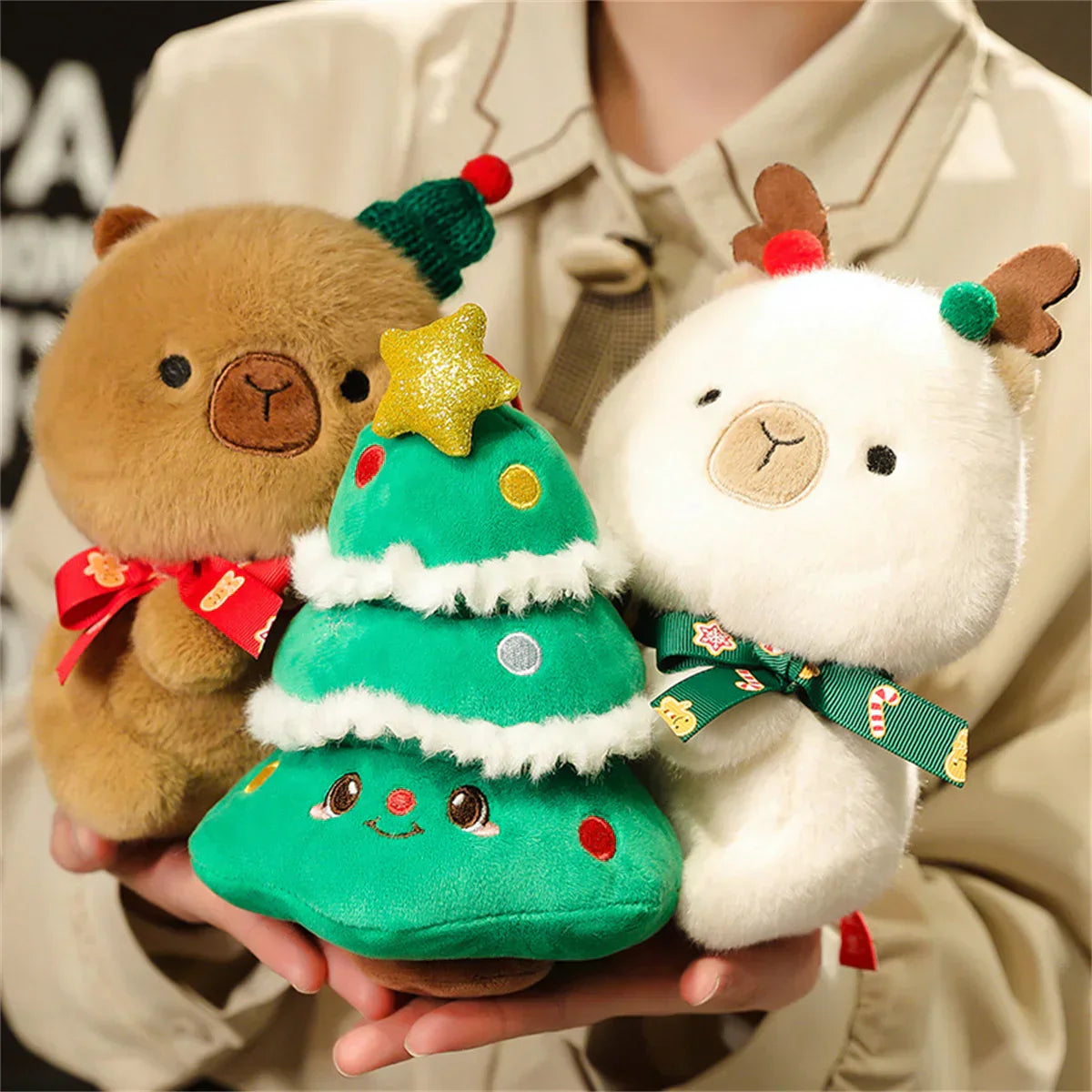 Cozy Holiday Plush Toy Gift Set