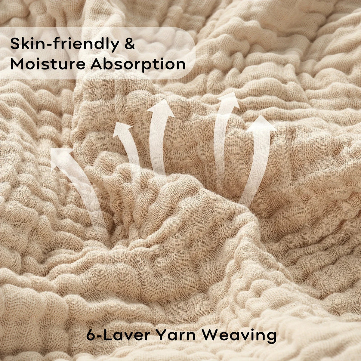 Soft Cotton Throw Blanket for Bed and Sofa
