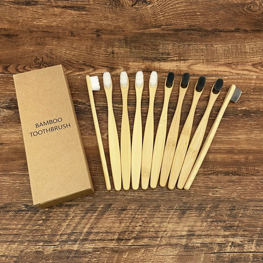 Gentle Bristle Eco Friendly Bamboo Toothbrush - Yeezlab