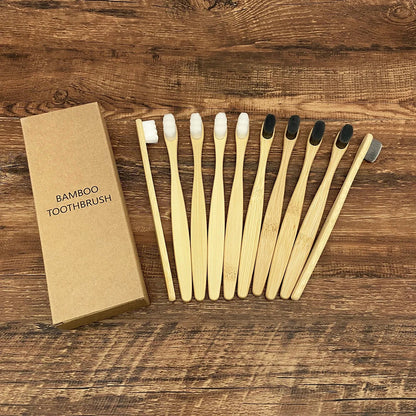Gentle Bristle Eco Friendly Bamboo Toothbrush - Yeezlab