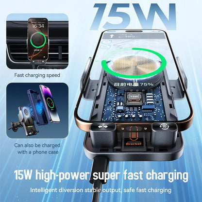 Easy Fit Wireless Car Phone Charging Mount