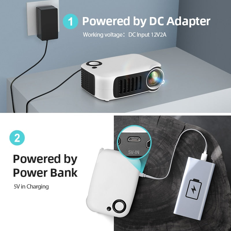 Compact Home HD Movie Projector