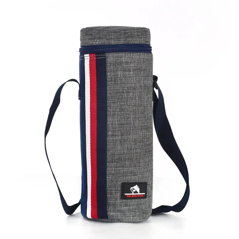 Insulated Water Bottle Bag 10×10×29cm - Durable Outdoor Cooler Pouch - Yeezlab