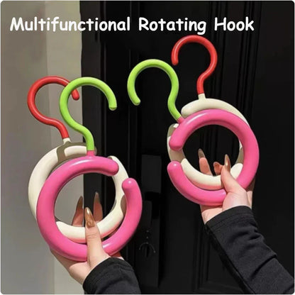 Space Saving 2-Pack Rotating Closet Organizer Hangers