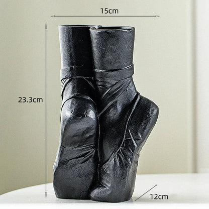 Elegant Dance Inspired Ceramic Vase