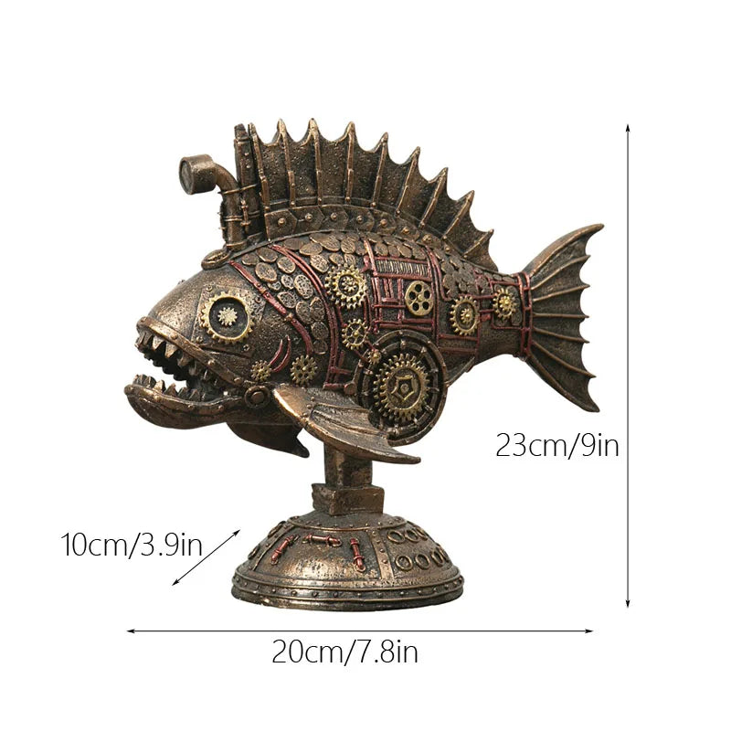 Unique Industrial Shark Desk Figure - Yeezlab