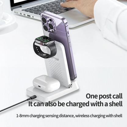 Compact 4 in 1 Wireless Charging Station
