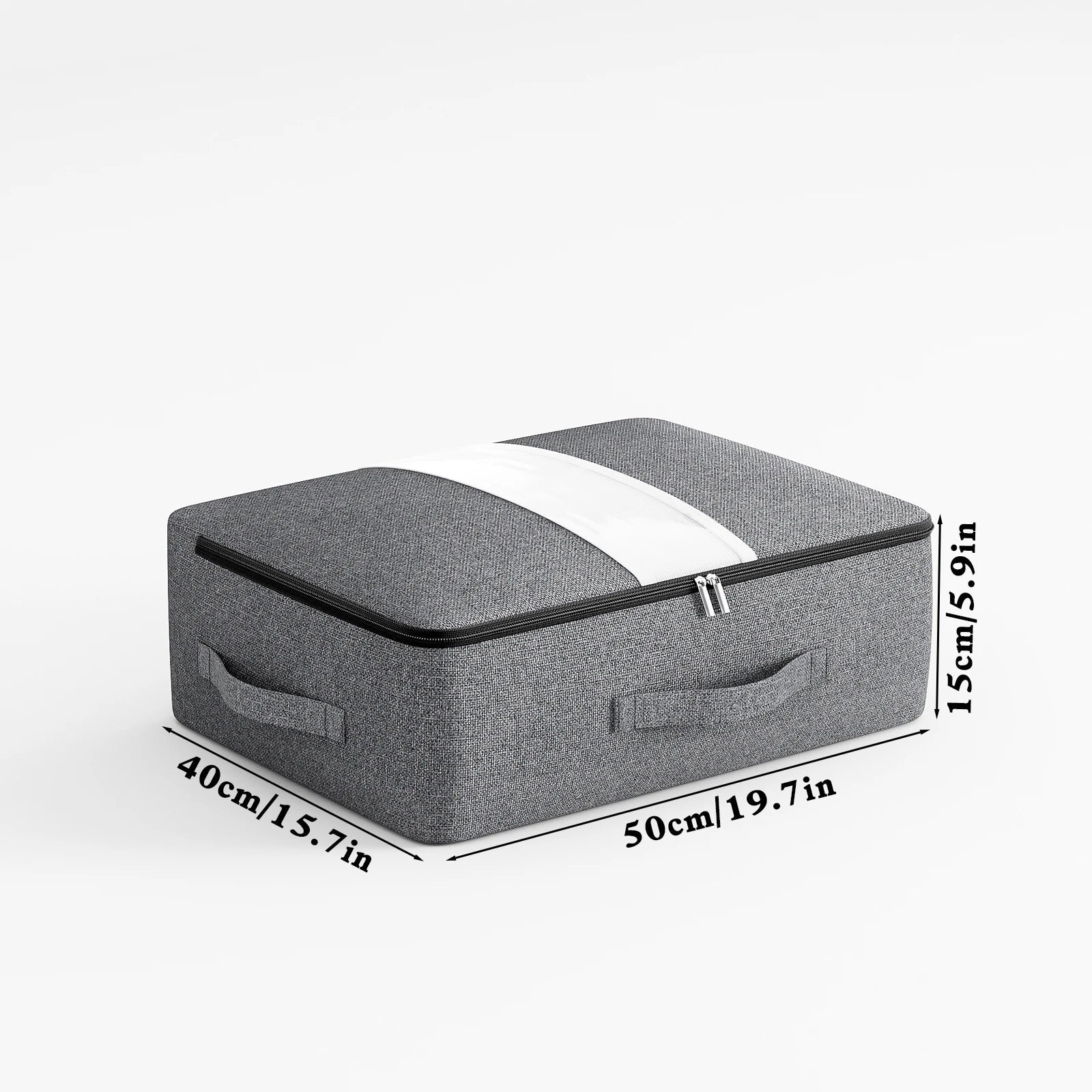 Large Foldable Storage Bag with Zipper and Window - Yeezlab