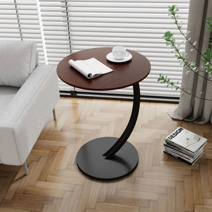 Sturdy Round End Table for Home and Office