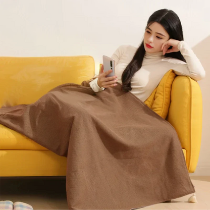 Soft Wearable Electric Heated Blanket with 3 Heat Settings