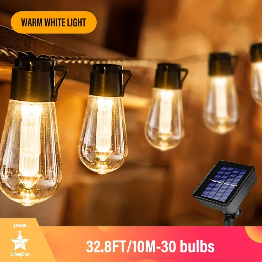 Outdoor Solar Powered String Lights Waterproof - Yeezlab