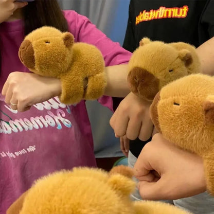 Soft Capybara Plush Phone Sleeve
