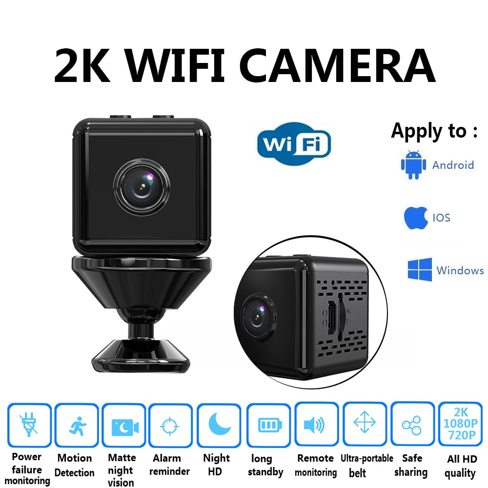 Compact Wi-Fi Security Motion Camera - Yeezlab
