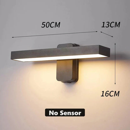 Outdoor Motion Sensor LED Wall Lamp Adjustable