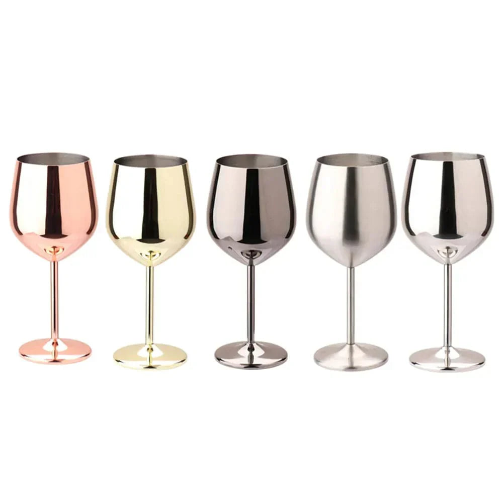 Luxury Metal Wine Glass
