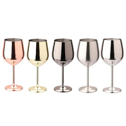 Luxury Metal Wine Glass